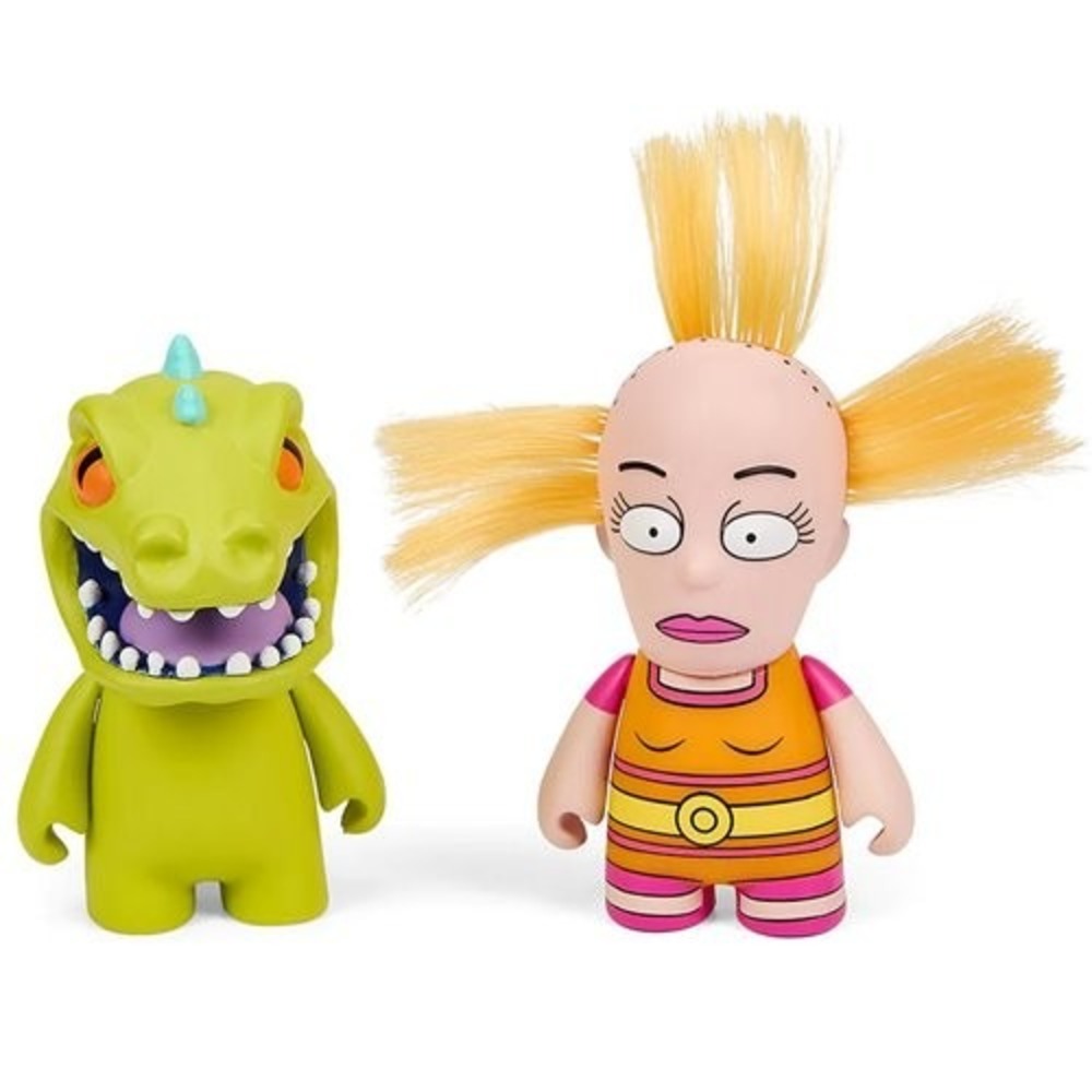 Kidrobot Rugrats Vinyl Mini Series Cynthia and Reptar 2-Pack Nickelodeon Figures